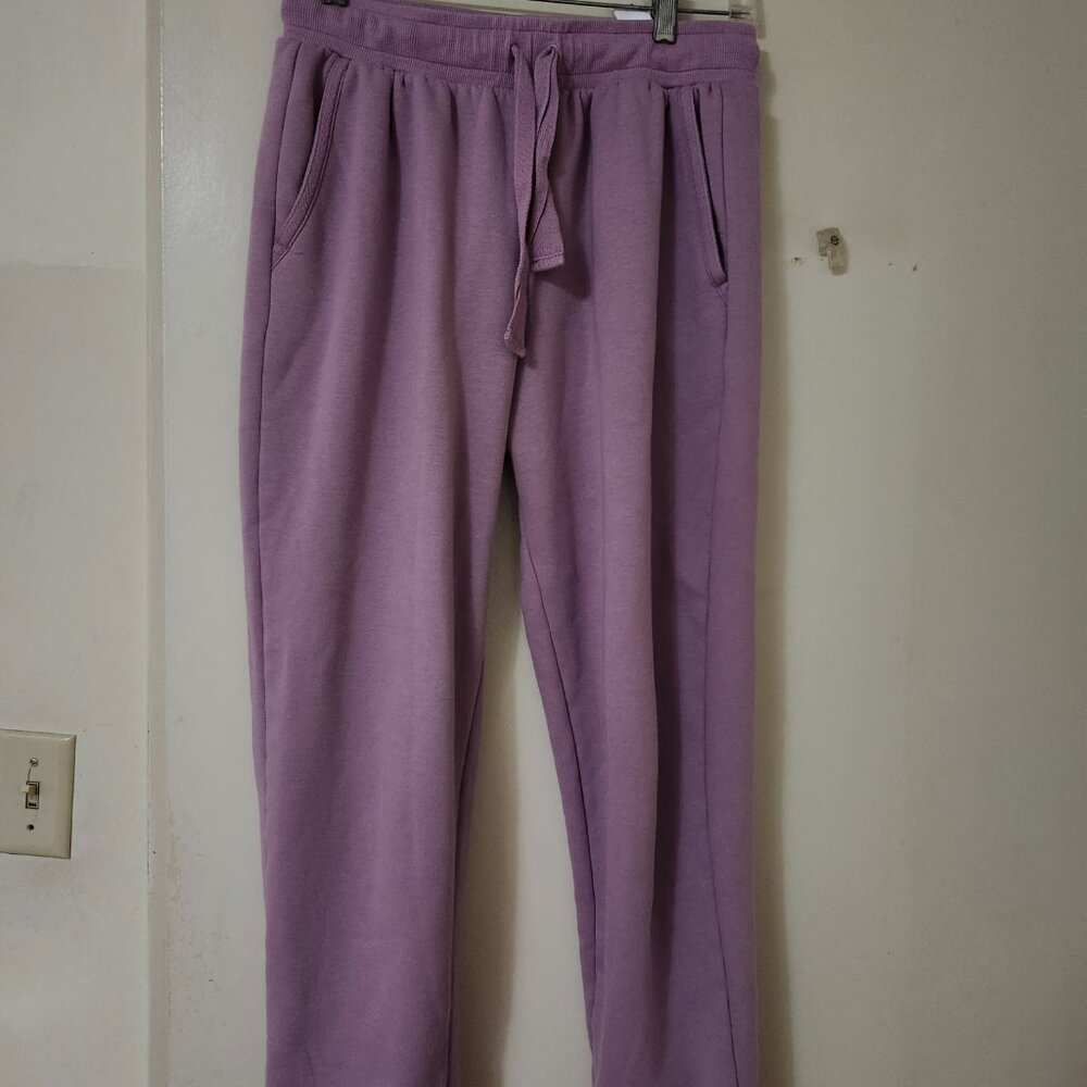 SPLENDID BRAND, Straight leg, Ankle pants, Elastic Drawstring waist, lavendar - Picture 4 of 4